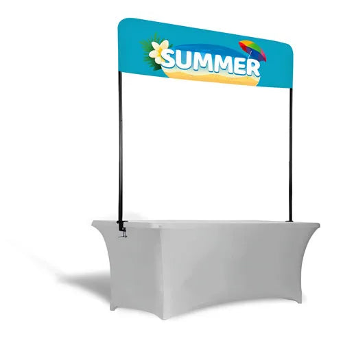 6ft Table Top Fabric Display