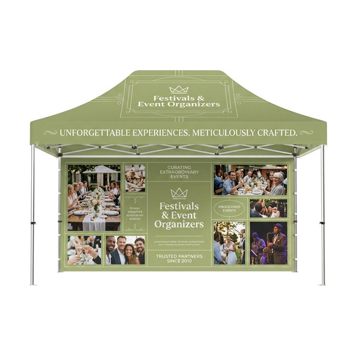 3m x 4.5m Printed Marquee Set