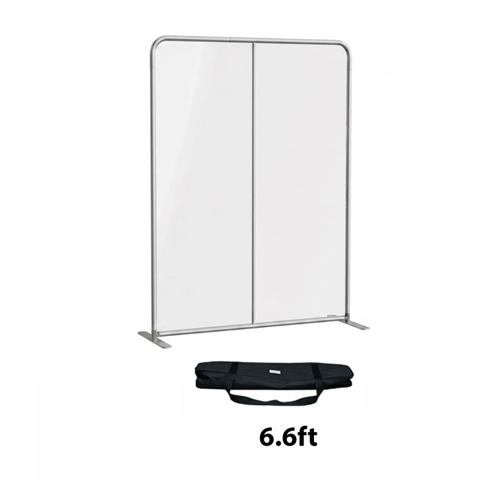 6.6ft Straight Tube Fabric Wall
