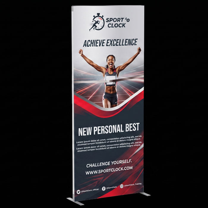 Foldable SEG Fabric Display Stand